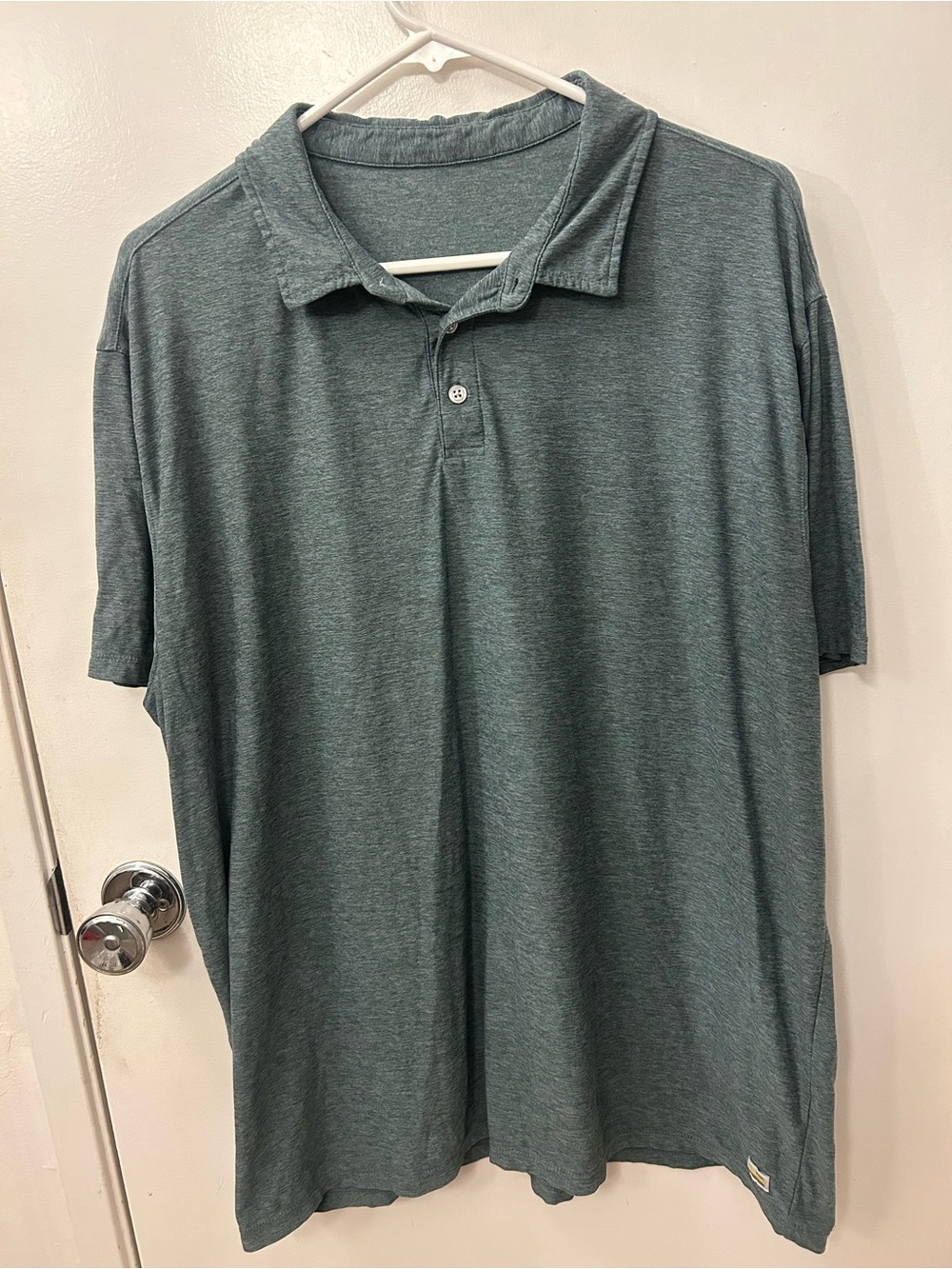 Vuori Slate Green Heather Polo